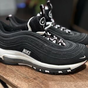 Nike Black and White Air Max 97 Sneakers
